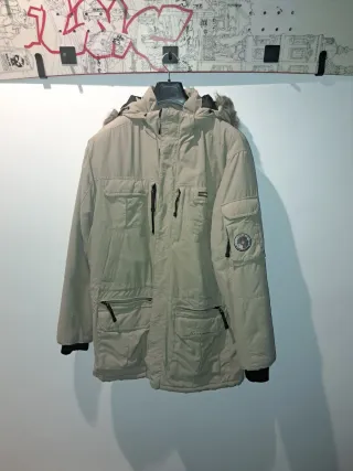Chaquetón hombre beige