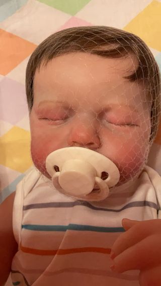 Muñeco Bebé Reborn con Chupete