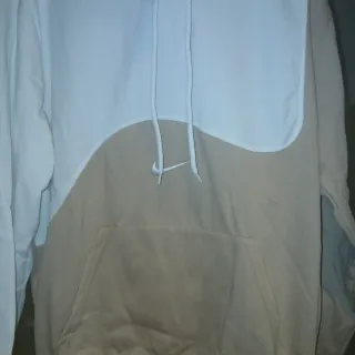 Conjunto Sudadera y Pantalón Beige/Blanco