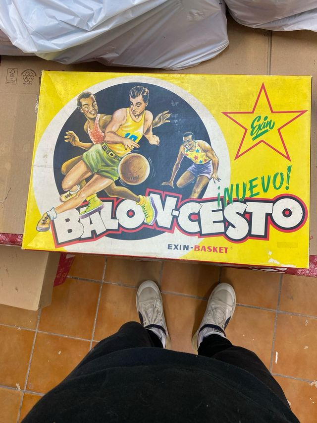 Juego Balón-Cesto Exin Años 70 Caja