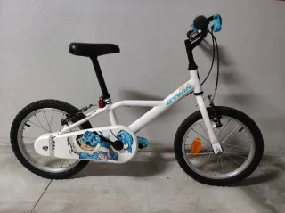 Bici infantil Btwin blanca