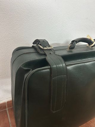 Maleta Vintage Verde Estilo 70s