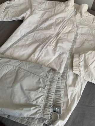 Conjunto Chándal Vintage Nike Blanco y Gris