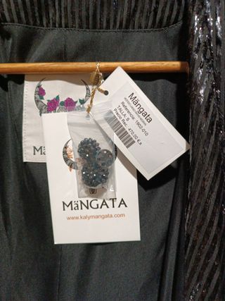  VESTIDO FIESTA MARCA MANGATA SIN ESTRENAR TALLA S