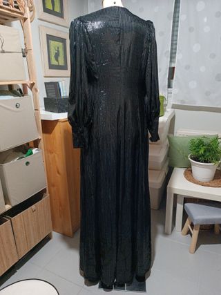  VESTIDO FIESTA MARCA MANGATA SIN ESTRENAR TALLA S