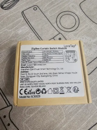 Módulo persiana enrollable Zigbee LoraTap SC500ZB