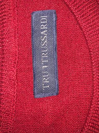 Maglione Trussardi Uomo Rosso bordeaux 
