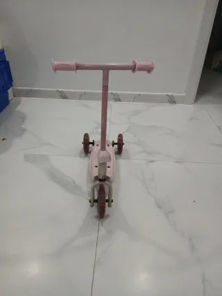 Patinete infantil 3 ruedas rosa