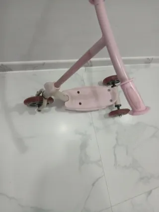 Patinete infantil 3 ruedas rosa