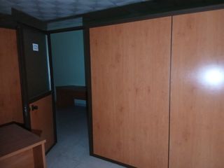 Mampara distribución oficina madera