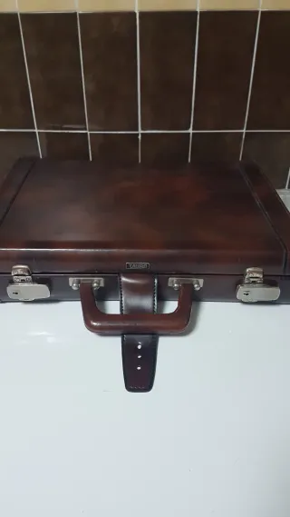 Maletín ejecutivo Tauro piel marrón