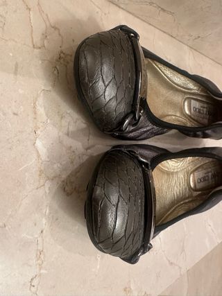 Bailarinas Jimmy Choo Piel Serpiente y Cadena