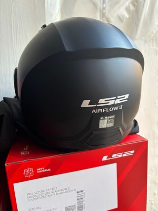 Caschi LS2 Airflow II XXL Nero
