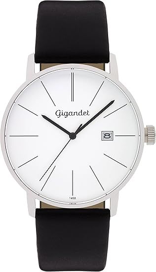 Reloj Gigandet Elegante Negro Blanco Hombre