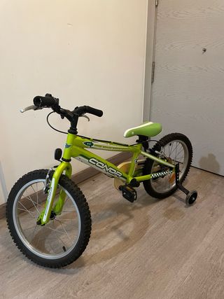 Bicicleta infantil verde CONOR