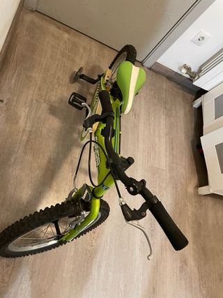 Bicicleta infantil verde CONOR