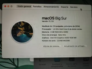 MacBook Air Apple Gris/Plata