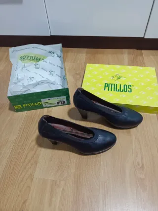 Zapatos Pitillos Mujer Talla 37 Negro 