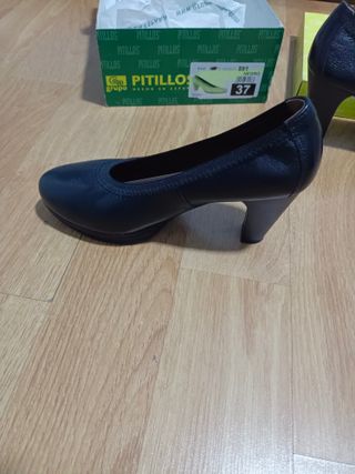 Zapatos Pitillos Mujer Talla 37 Negro 