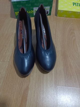 Zapatos Pitillos Mujer Talla 37 Negro 