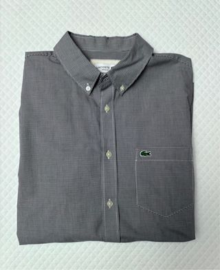 Camisa Lacoste estampado cuadros