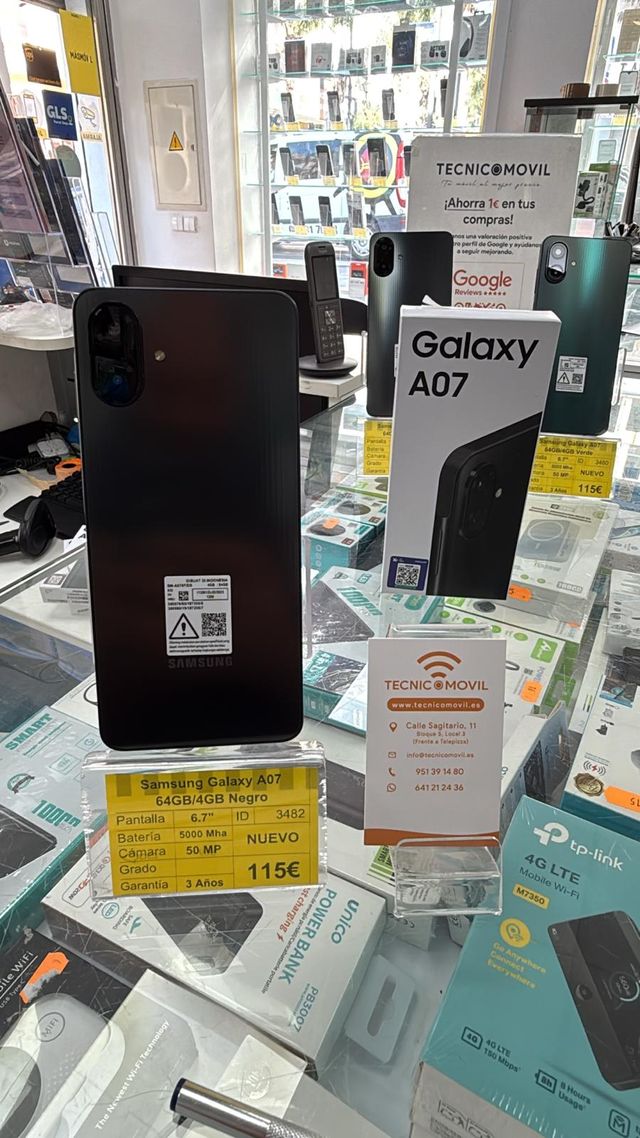 Samsung Galaxy A07 4/64GB Nero