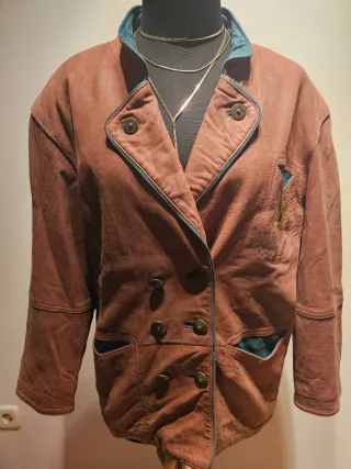 Chaqueta ante tirolesa mujer