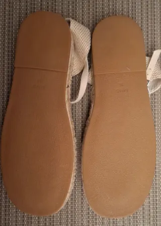 Alpargatas Mango Beige Talla 36