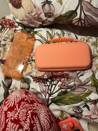 Cover e custodia per Nintendo Switch Lite Coral