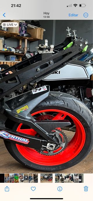 Pase de ruedas Suzuki GSXR 600