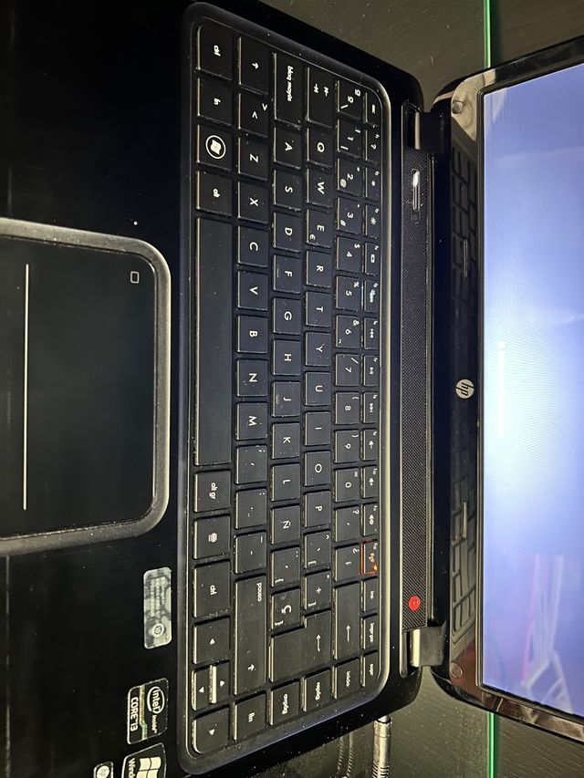 Portátil HP Negro/Rojo