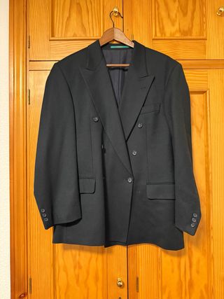 Americana Azul Marino Hombre