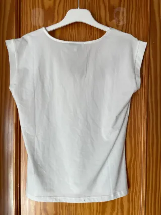 Morgan Top Blanco Talla S Nuevo con Etiqueta