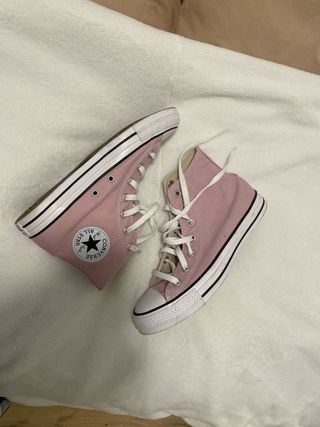 Converse plataforma rosa talla 39