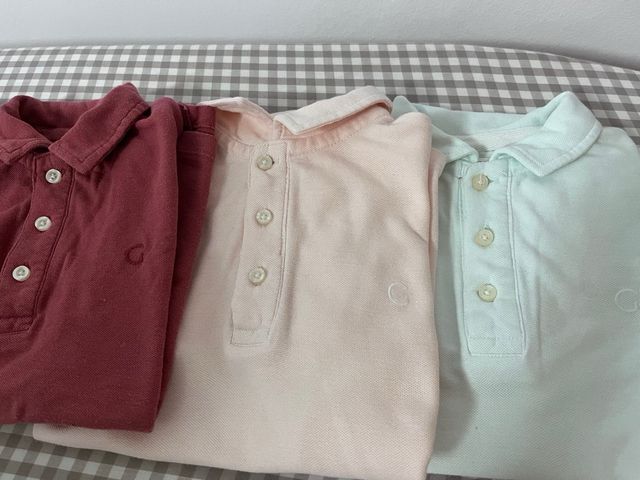 Lote de polos tommy y gocco