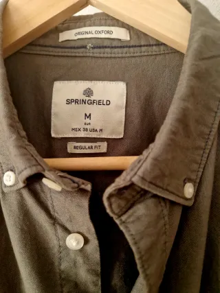Camisa Oxford Springfield Talla M Verde