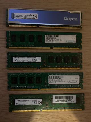 Memorias RAM DDR3. 