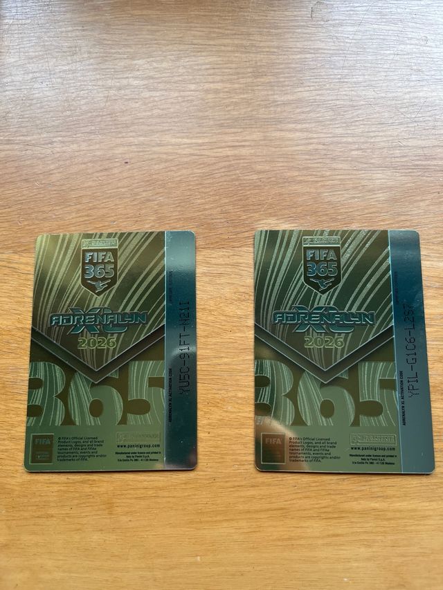 Lote Golden Baller Adrenalyn XL FIFA 365 2026