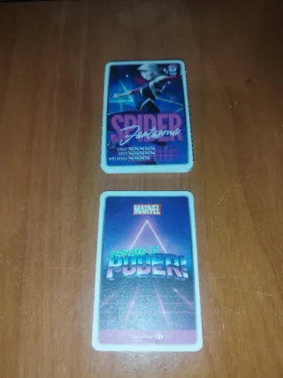 LOTE 17 CROMOS MARVEL !DESCUBRE EL PODER¡