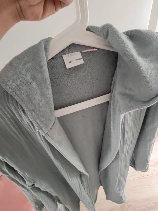 Bata de baño verde talla única