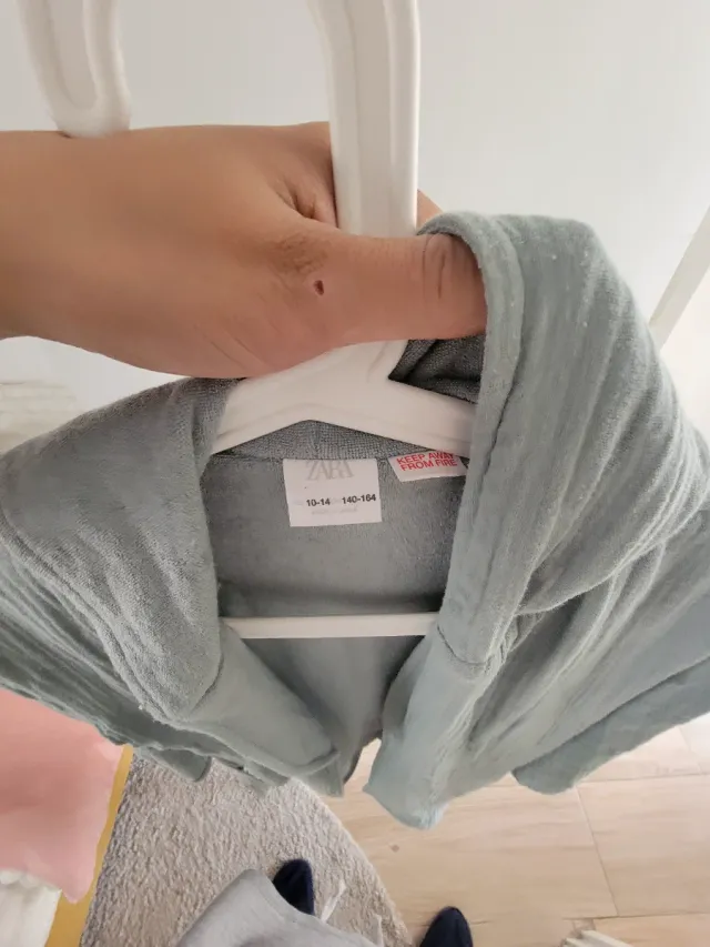 Bata de baño verde talla única