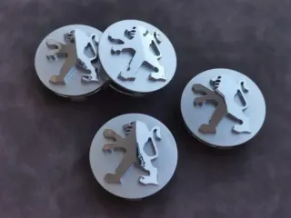 4 Tapabujes Peugeot Tapas Centro de Llantas Ruedas