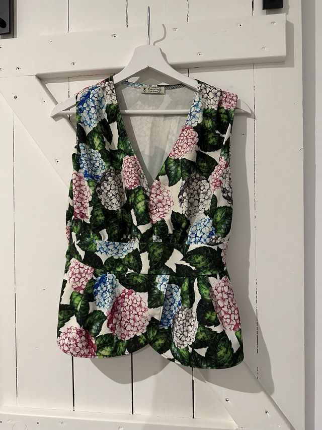 Camiseta Flores Talla M-L