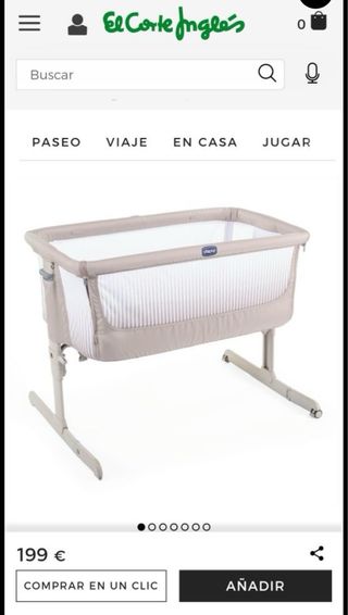 Minicuna Chicco Next2Me Air