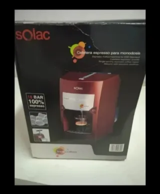 Cafetera Solac Espresso Monodosis 18 Bar