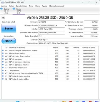 SSD M.2 2280 256GB AirDisk