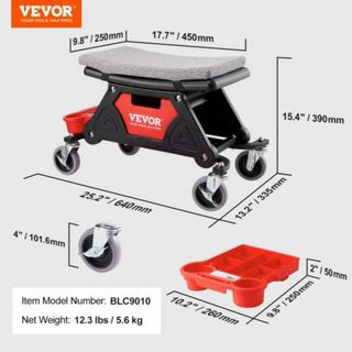 Taburete Taller VEVOR Móvil