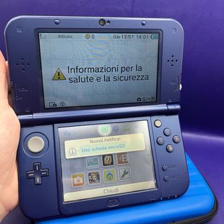 Nintendo 3DS XL Console Blu/Navy Completa