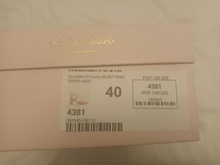 Zapatos Dulce Castro Novia Beige/Rosa