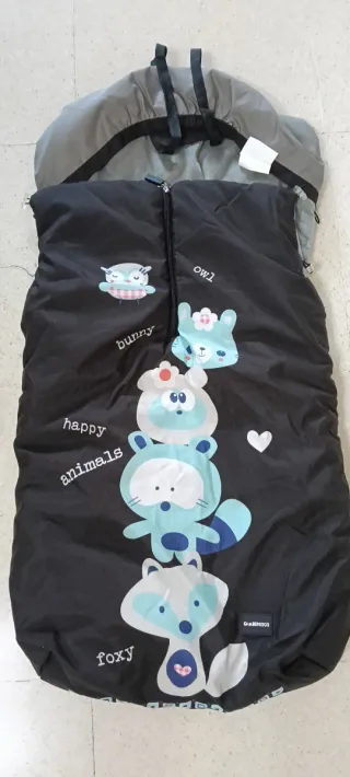 Saco para silla de paseo con animales